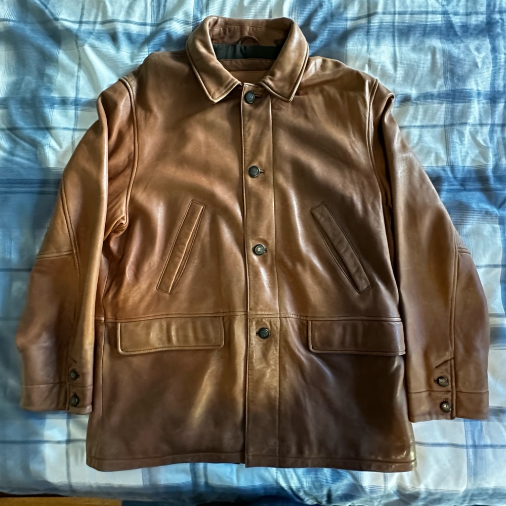 Timberland Leather Jacket size Large
